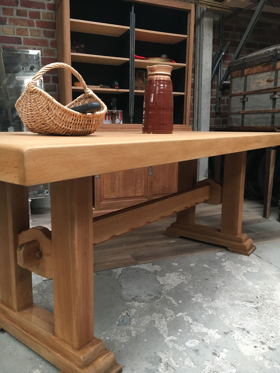 Oak farmhouse style table