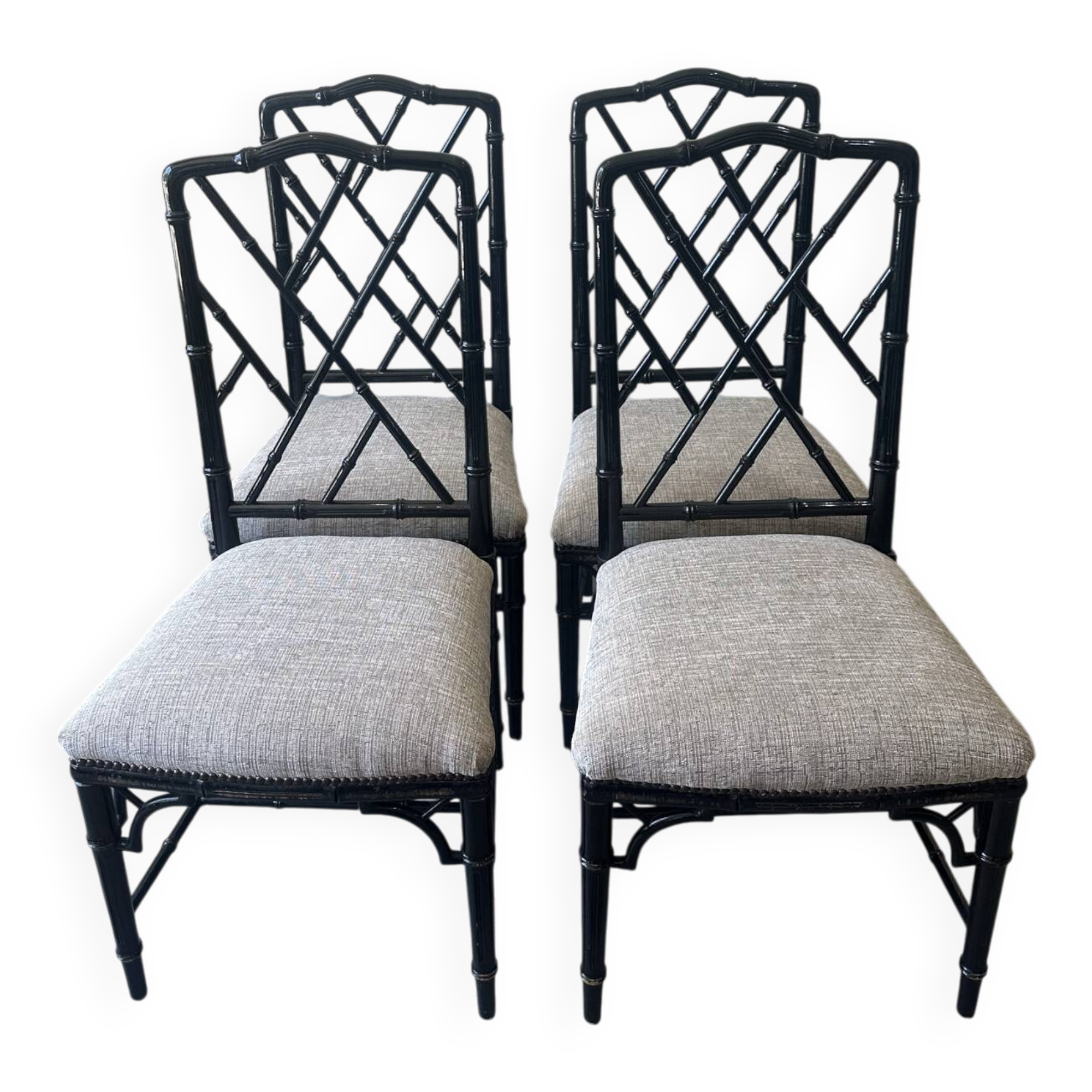 Lot de 4 chaises vintage