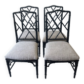 Lot de 4 chaises vintage