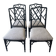 Lot de 4 chaises vintage