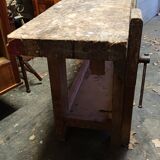 Solid beech carpentry workbench