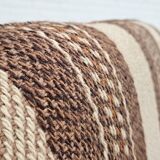 Fauteuil relax danois, revêtement en laine d'origine, années 70