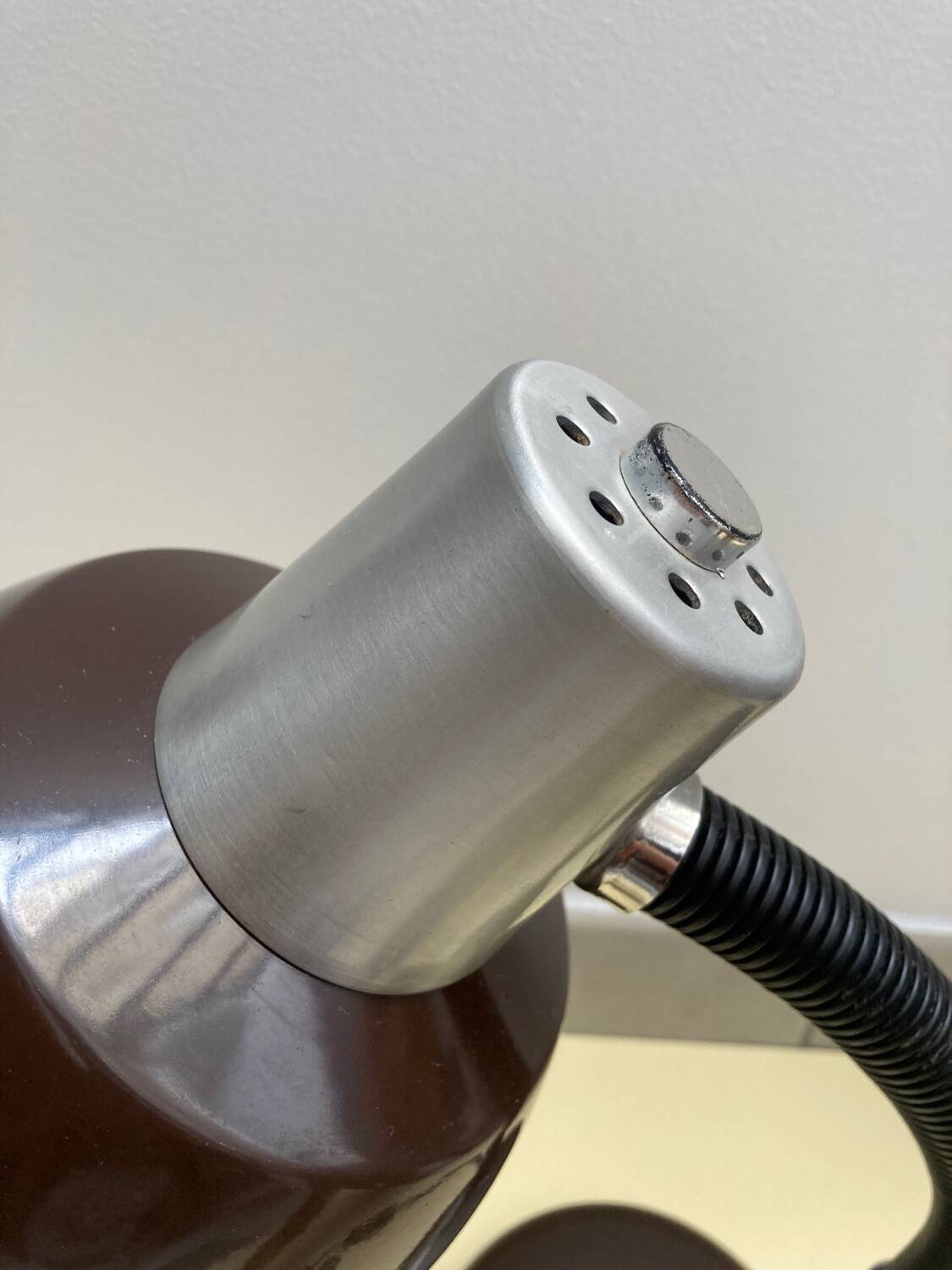 70s metal desk lamp