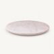 Round pink marble platter