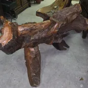 Rare armchair made from tree roots