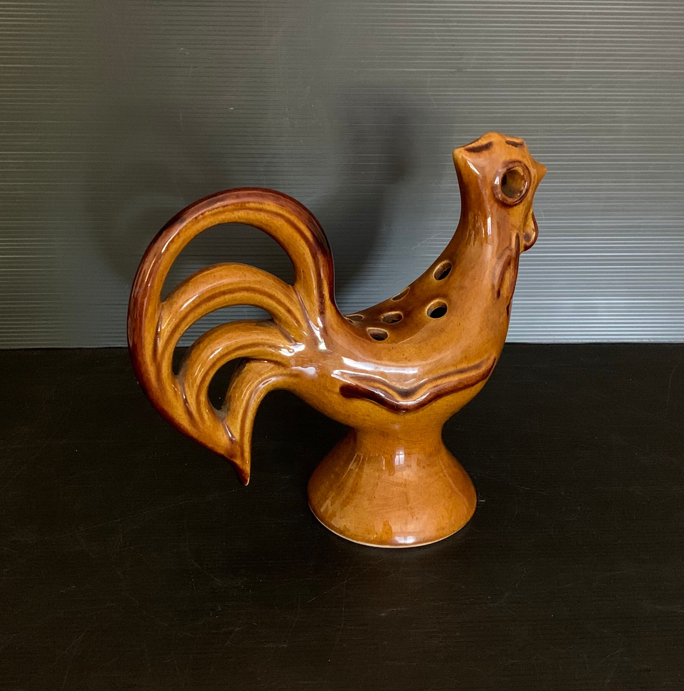 Woodpecker flower rooster 70s