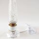 Ceramic and glass flute lamp