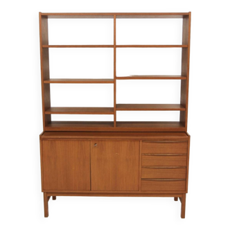 Scandinavian teak bookcase, Sweden, 1960