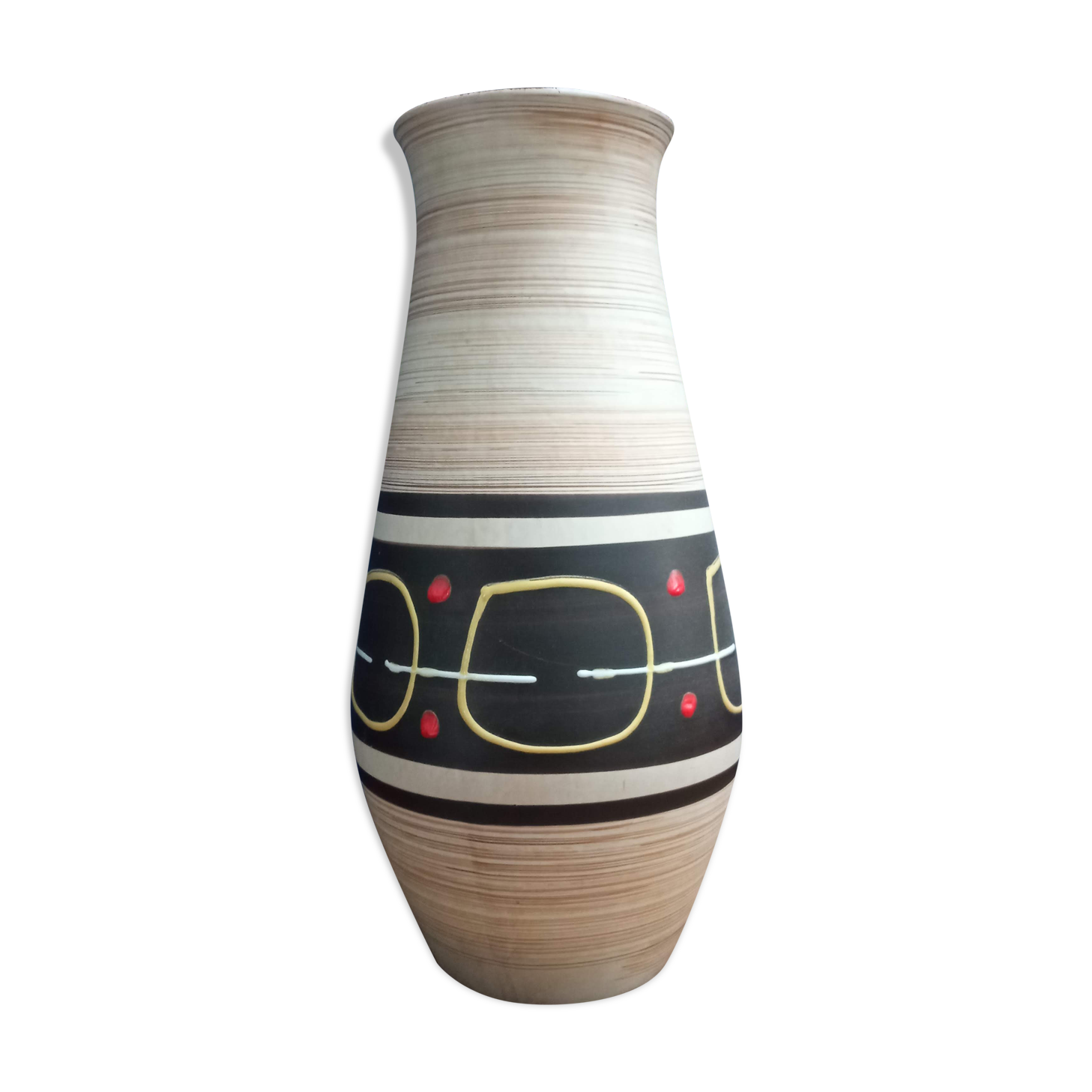 German modernist ceramic vase Carstens