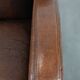 Beautifully shaped vintage sheepskin armchair with character