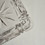 Pair of crystal ashtrays