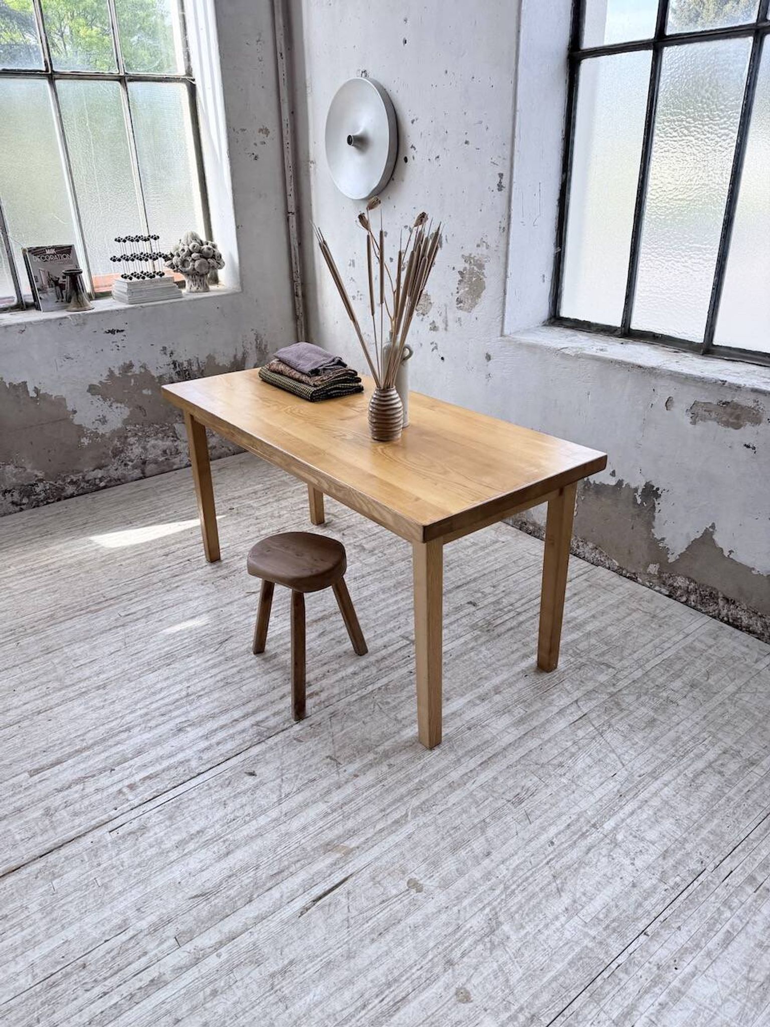 Solid elm farmhouse table 150cm