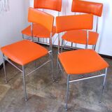 A set of 4 chairs in 1980s Modern style