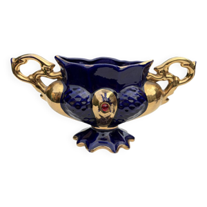 Vase urne jardinière - bleu