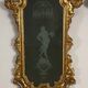 Antique baroque mirrors from the mid-18th century, mercury mirror.