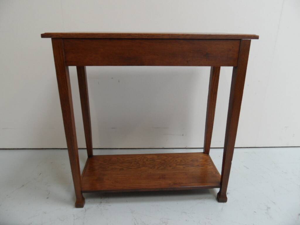 Antique oak sidetable