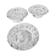 Set of three photophore, candlesticks