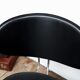 2 armchairs vintage chromed metal and Italian design leather