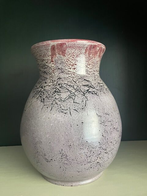 Vase Accolay 1960 ceramic