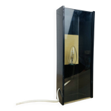 70s geometric glass lamp