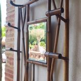 Porte manteau vestiaire bambou