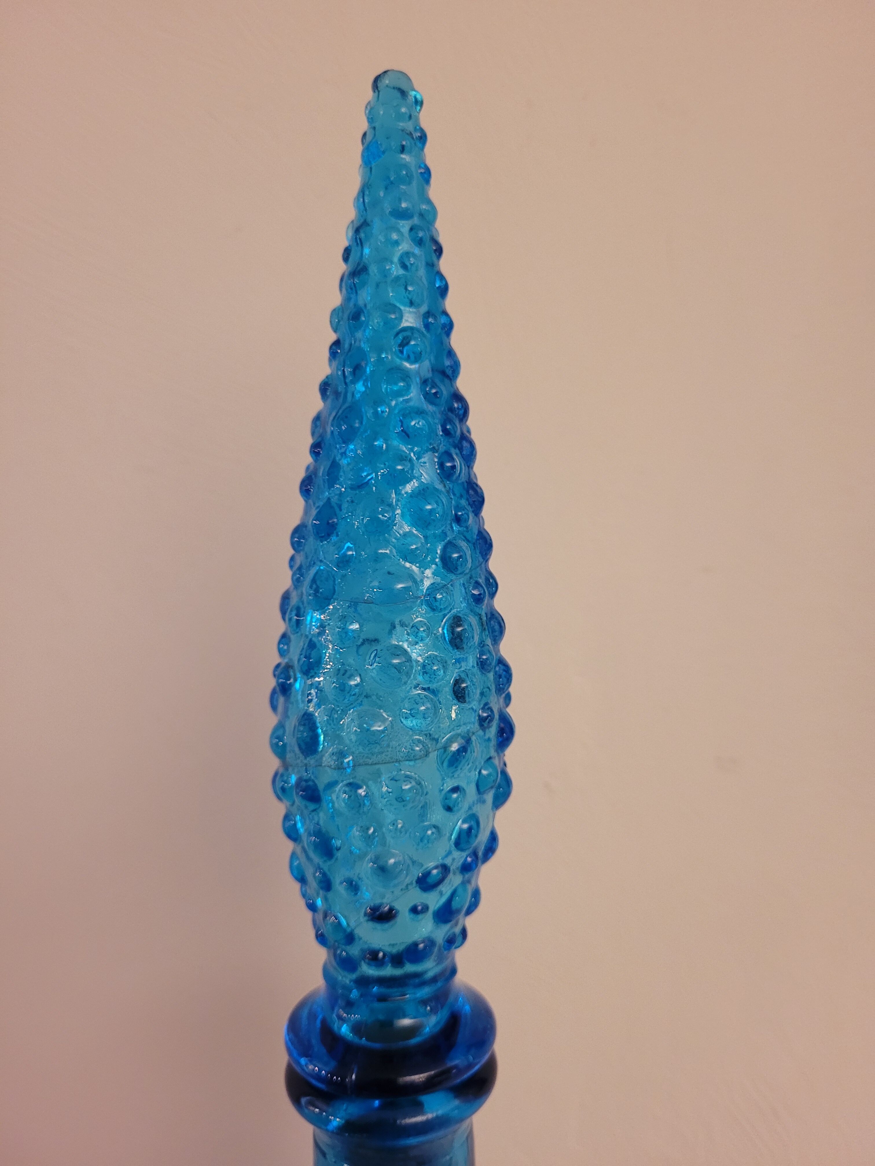 Italian glass bottle