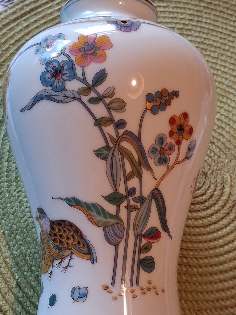Splendid Haviland porcelain vase