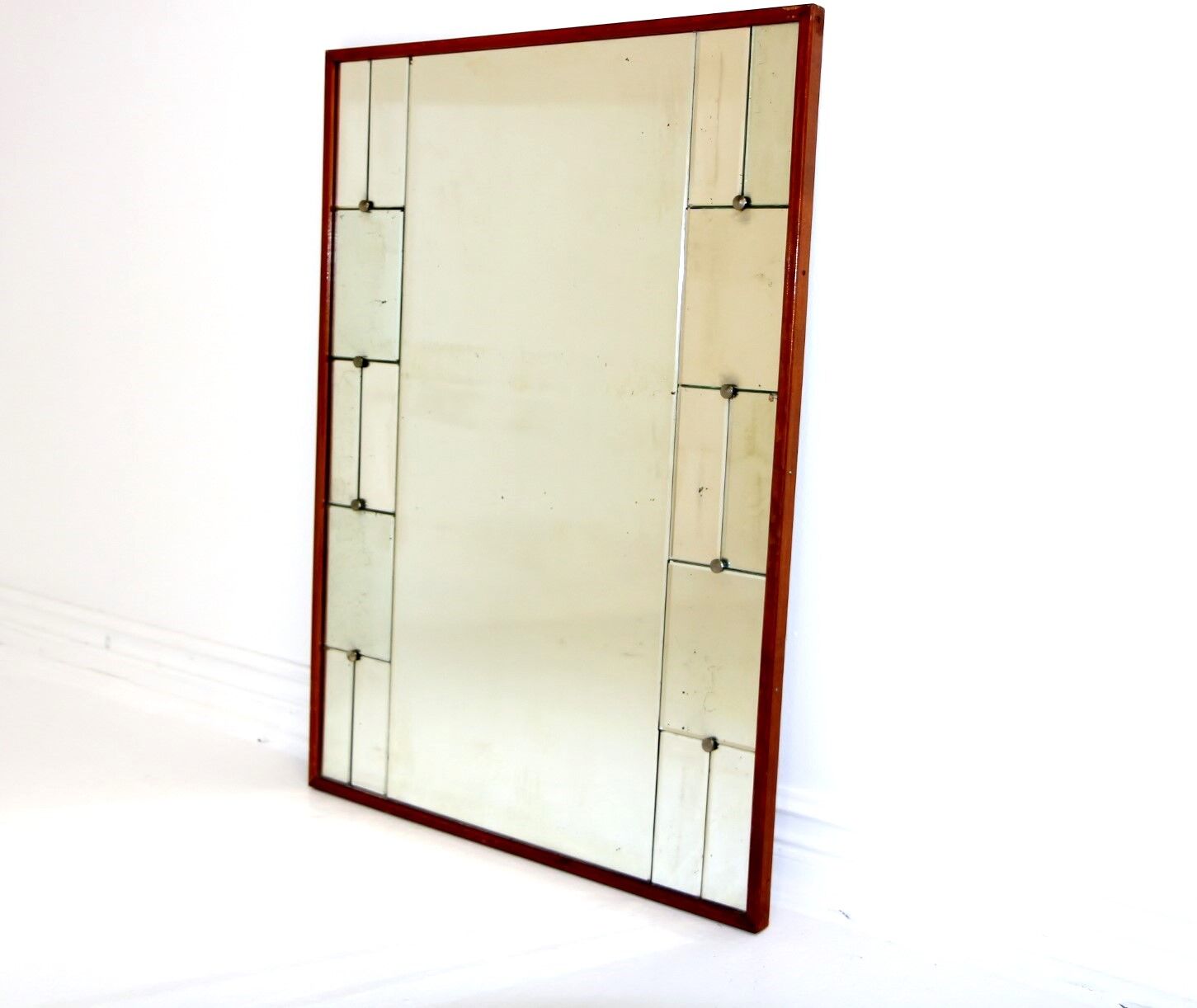 Beech mirror, Sweden, 1960, 96x68cm