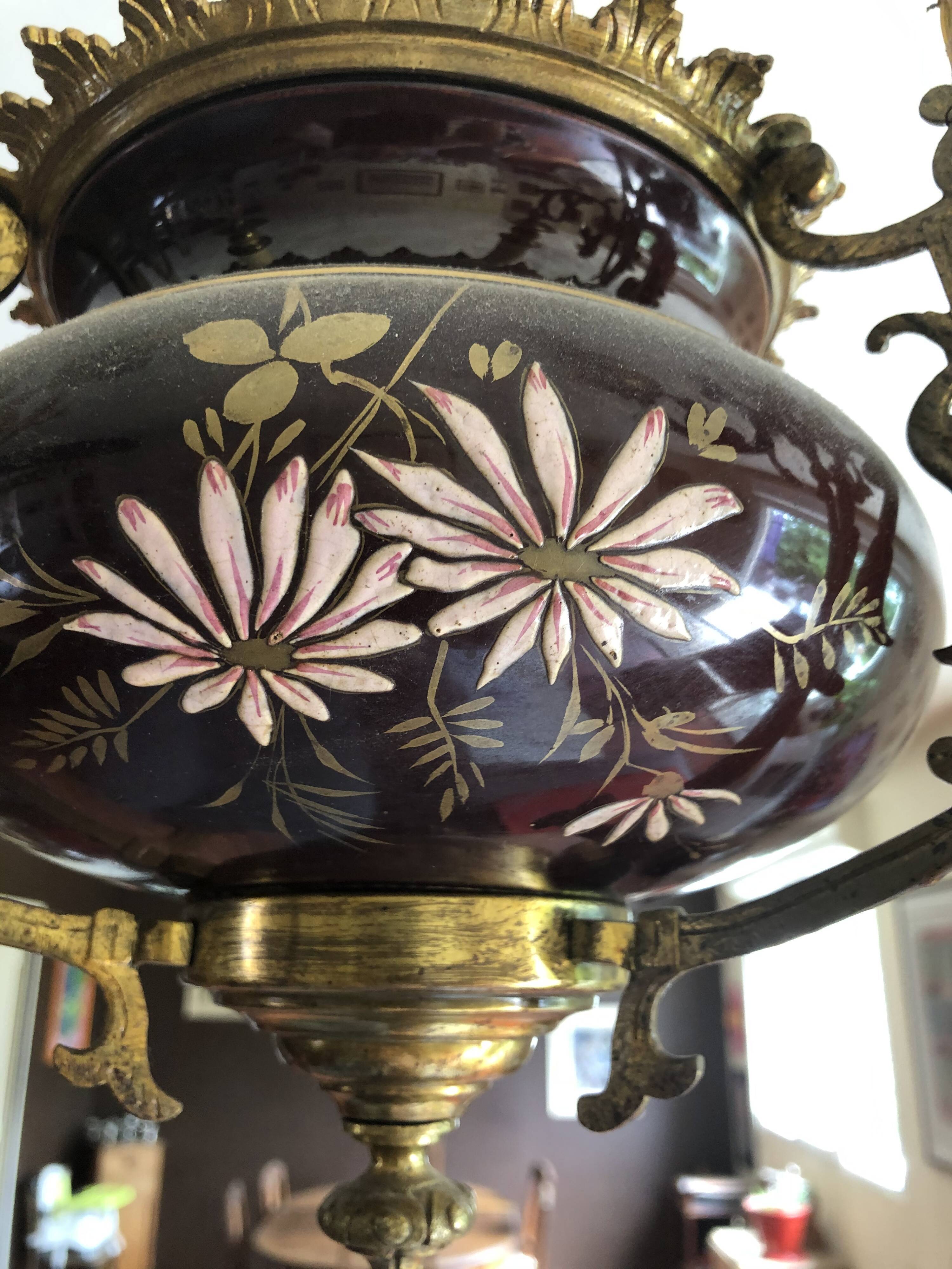 Ancient luster with painted porcelain