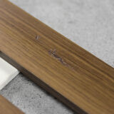 Vintage Mid-Century Scandinavian Modern Teak Wall Coat Rack, 1950s