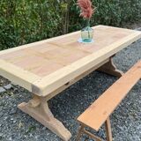 Table monastère décapée