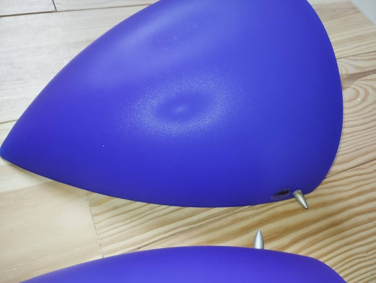 a pair of Ikea Kvintett wall lamps