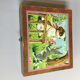 Ancienne boite de jeu de 30 cubes educatifs