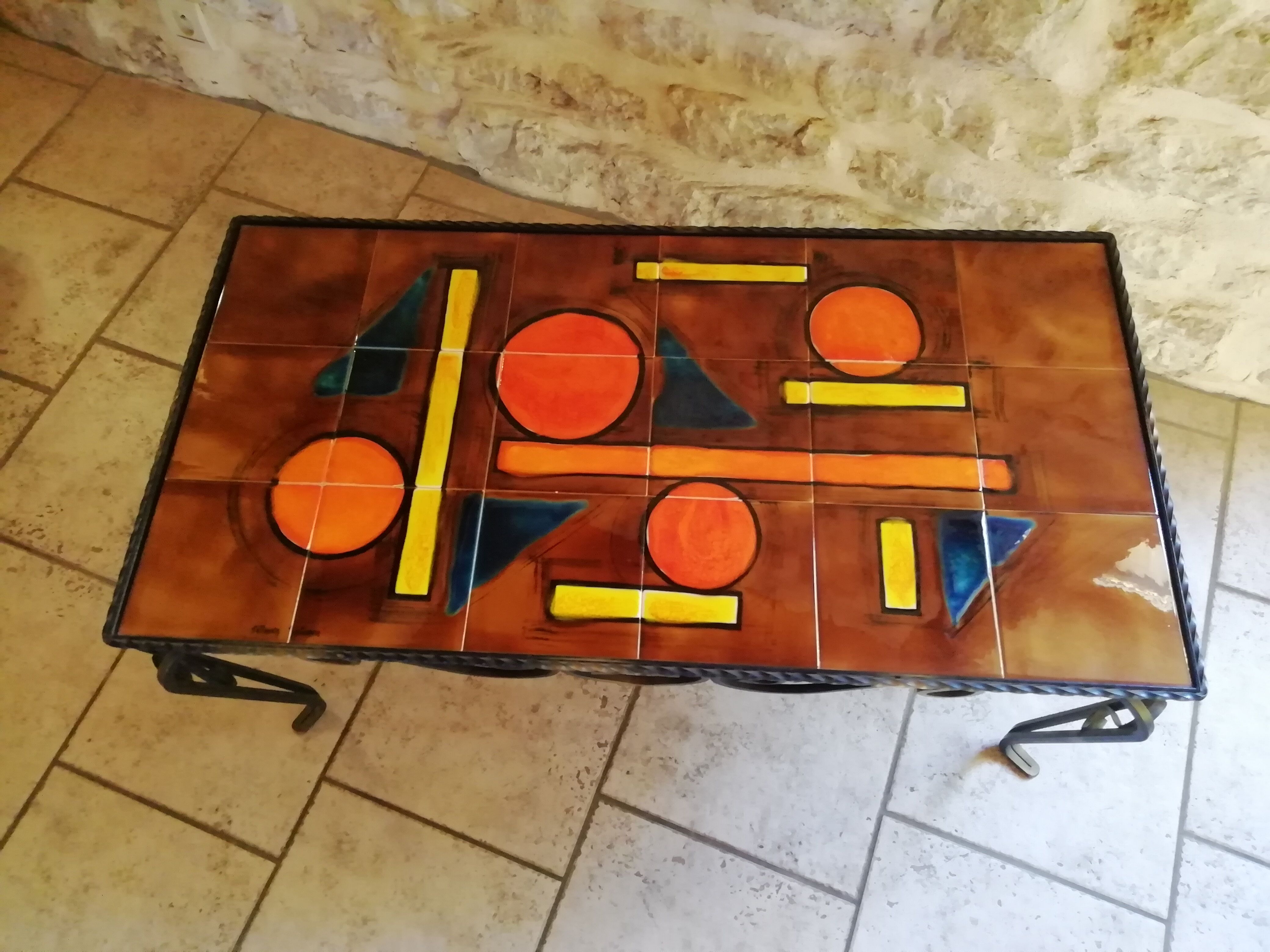 Vallauris "La Grange" coffee table