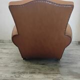 Pair of club armchairs