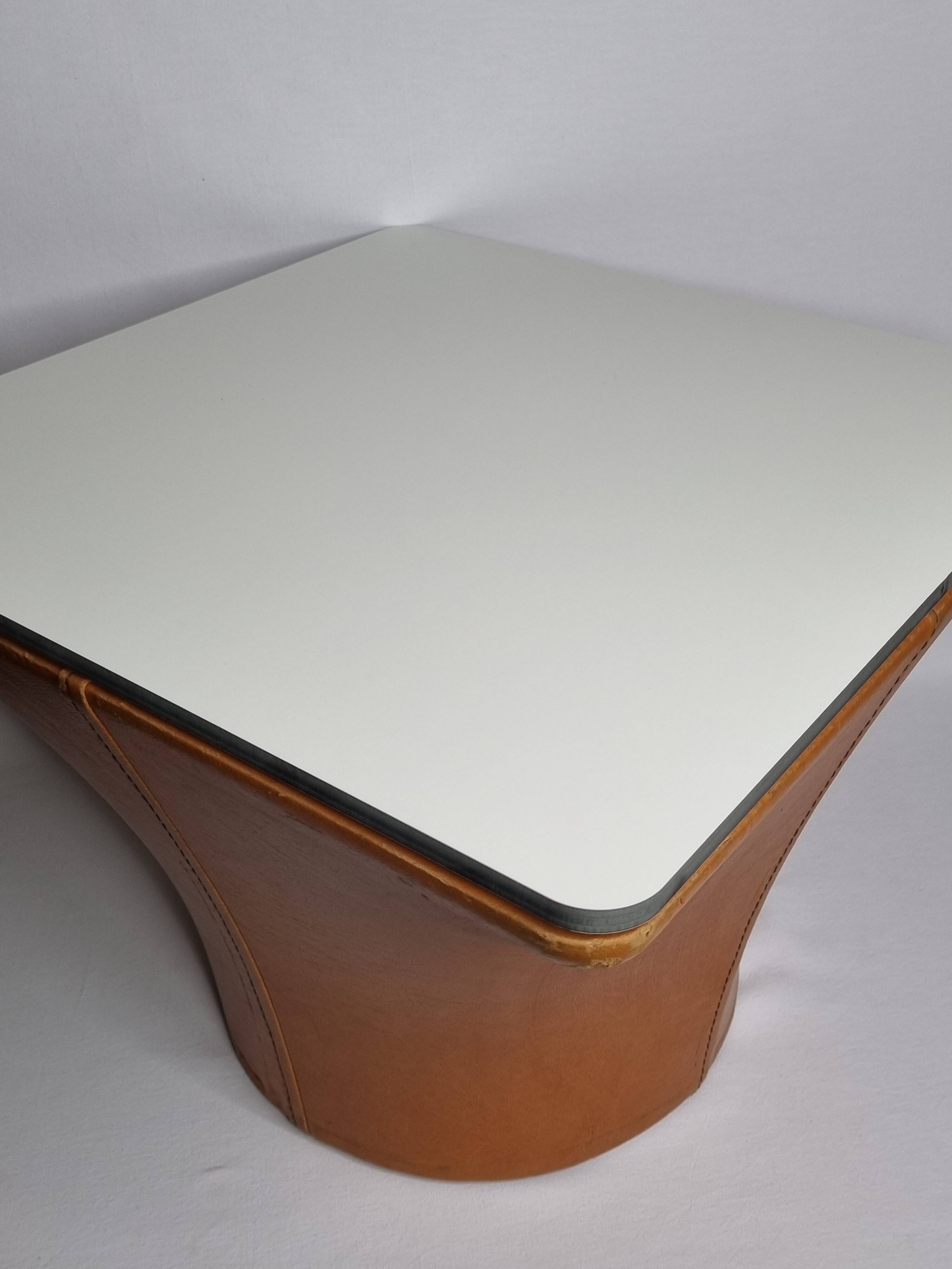 Space Age Mushroom Coffee Table, Vintage 60s Design, 48cm