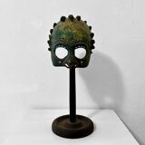 Theater Mask in Treated Leather by Wolfgang Utzt for Theater Play Ragtime, 1992