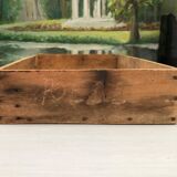 Old wooden box industrial