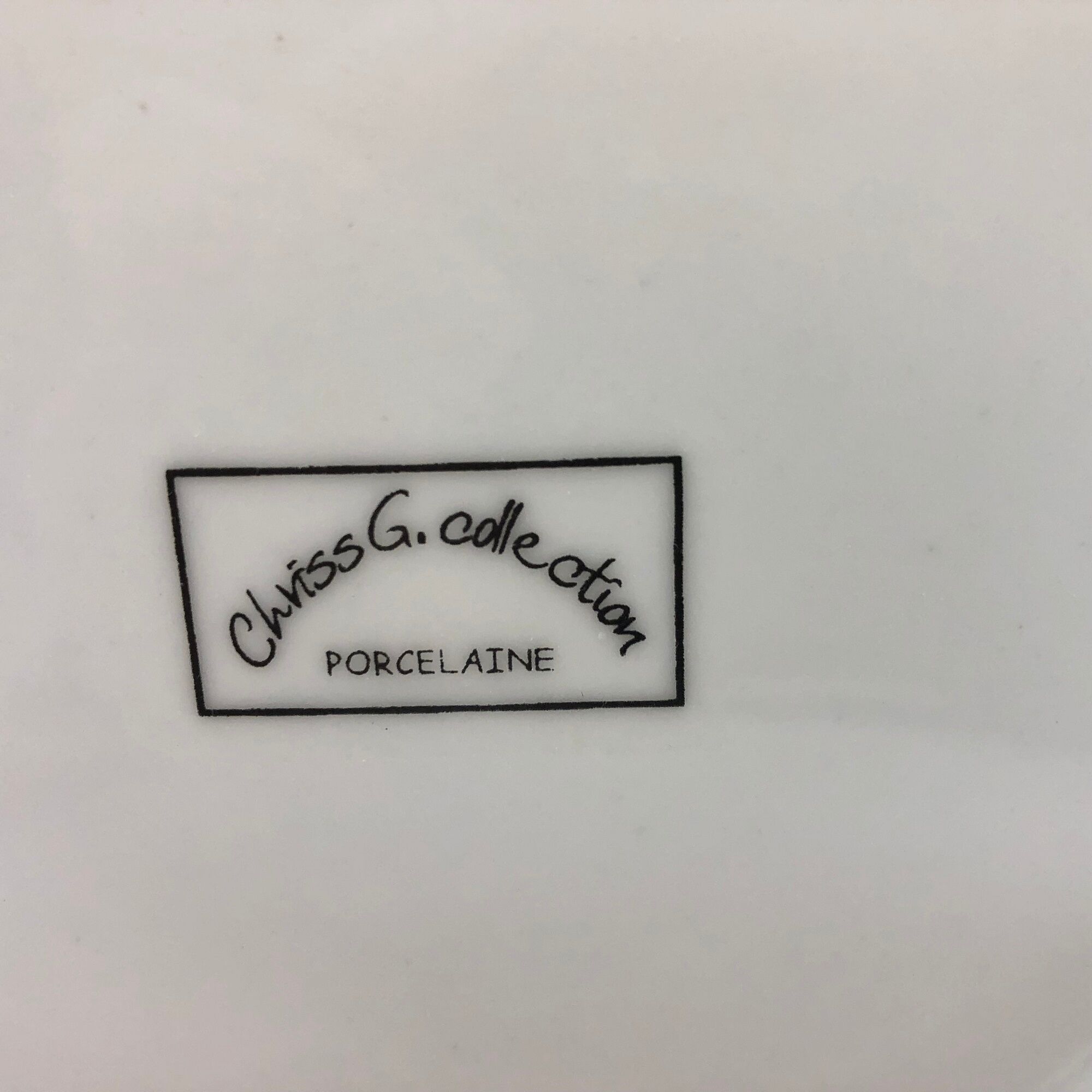 6 Dessert plates "Chriss G. Collection"