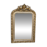 Rococo mirror. Faux mirror, gilded frame.