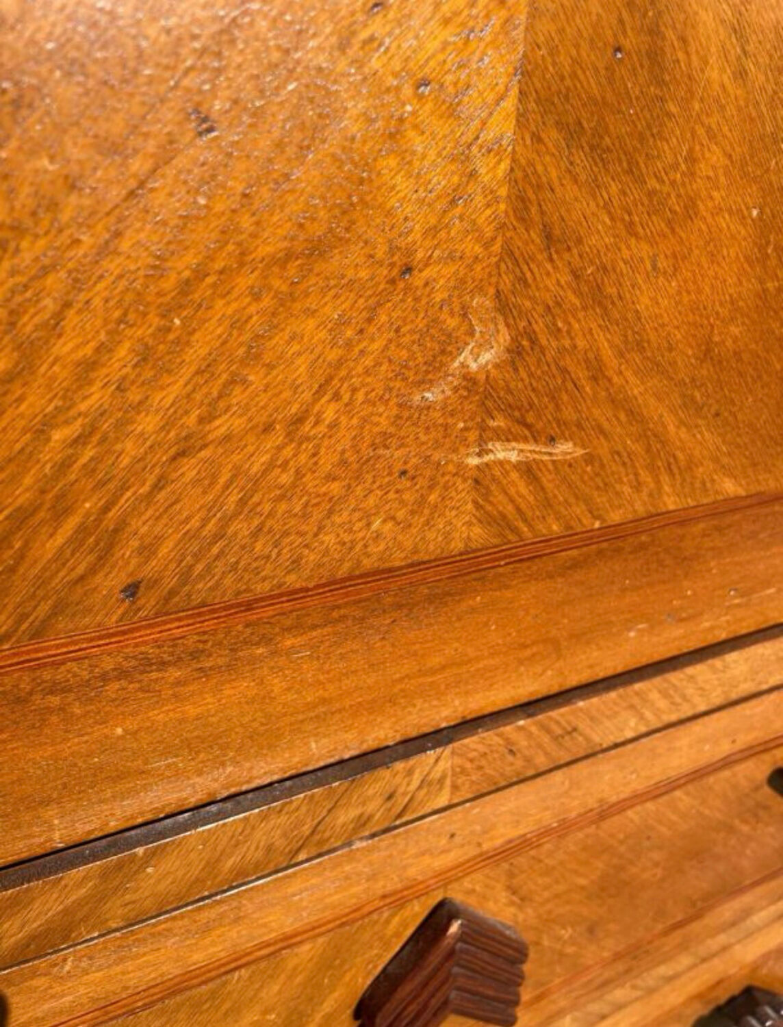 Vintage wooden secretary