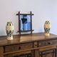 Miroir baambou vintage 52 x 42 cm