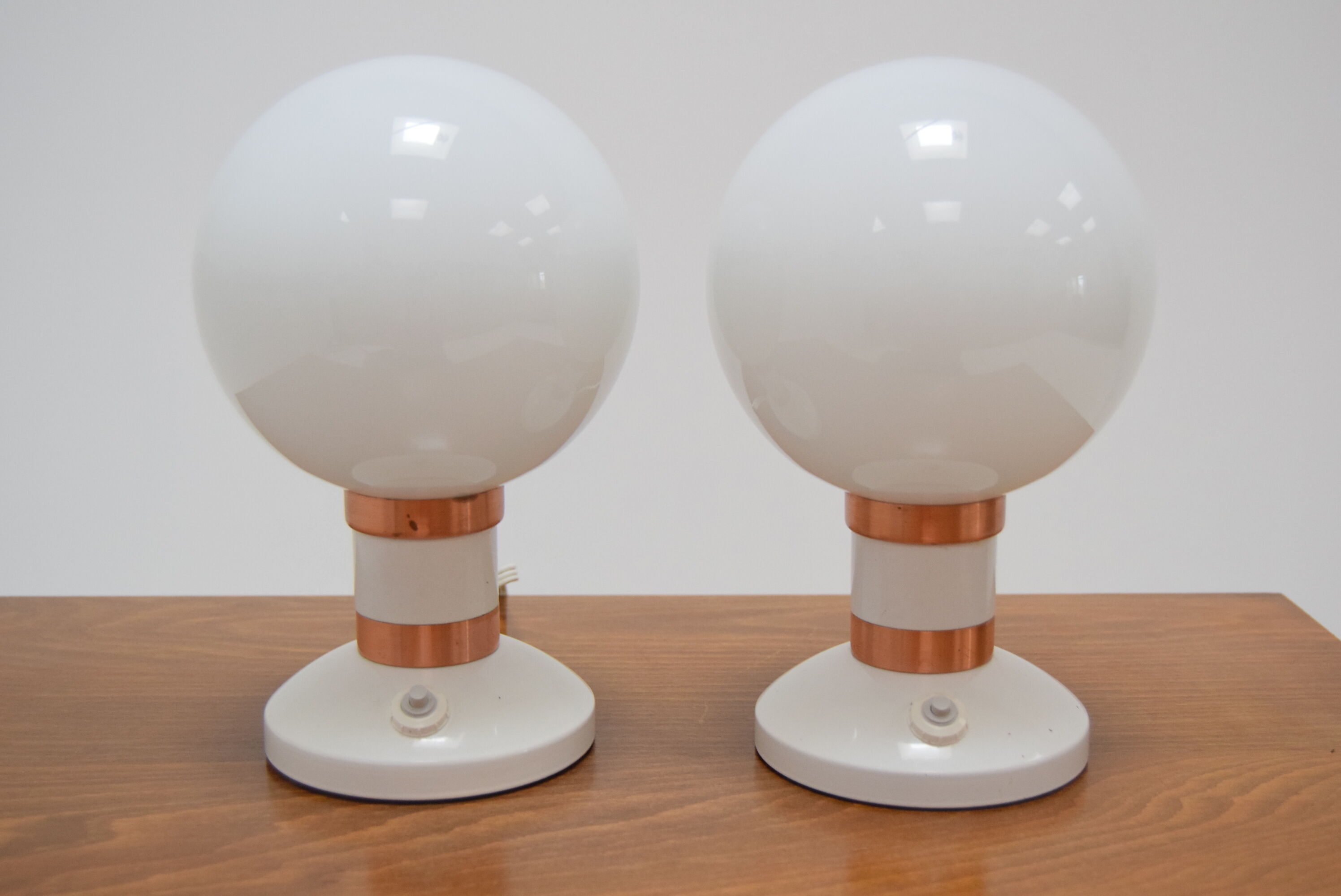 Mid-century pair of table lamps Drukov,1970‘s
