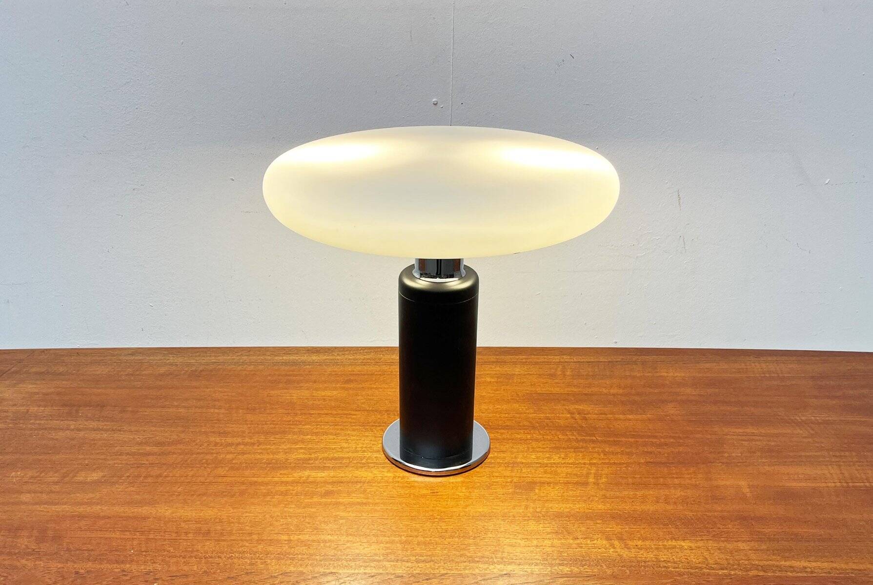 Postmodern German table lamp by Hillebrand, 1980s.