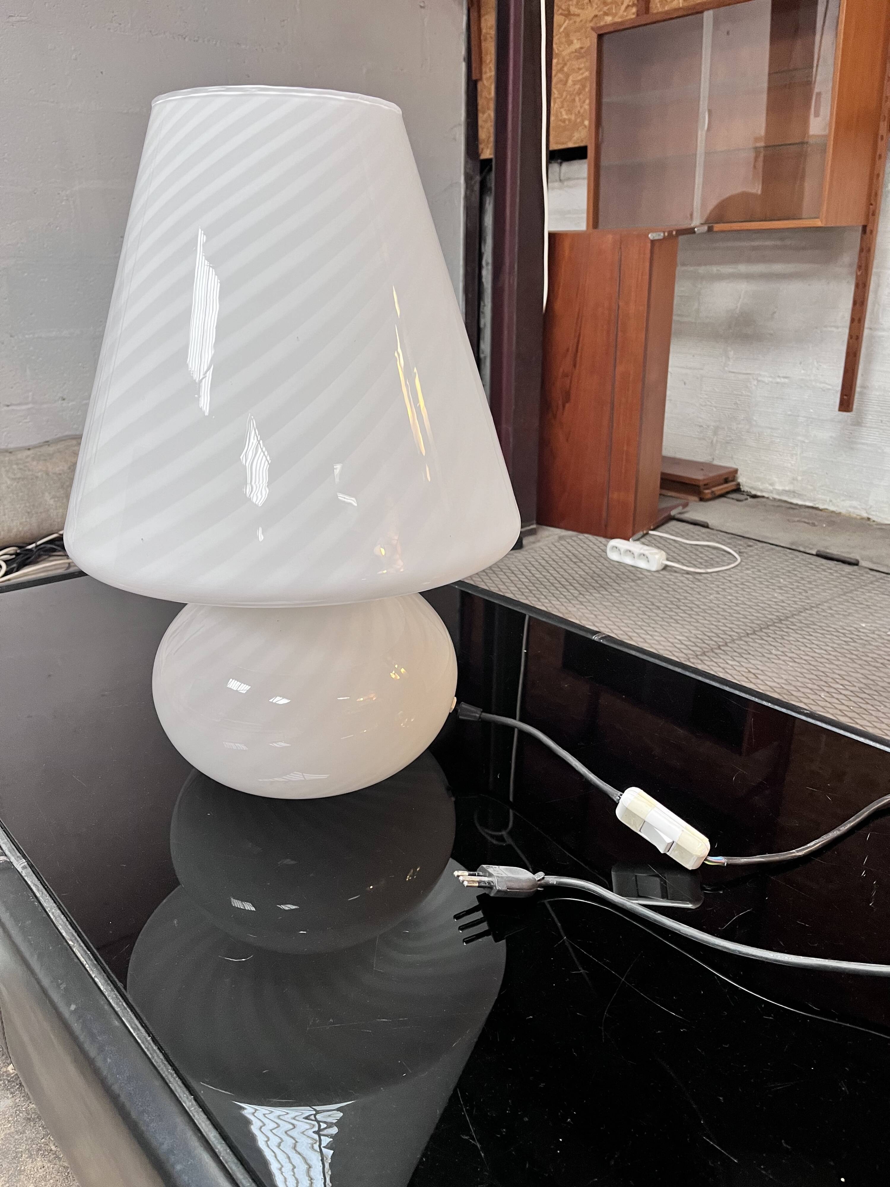 Murano glass table lamp by Paolo Venini, Italy, 1970