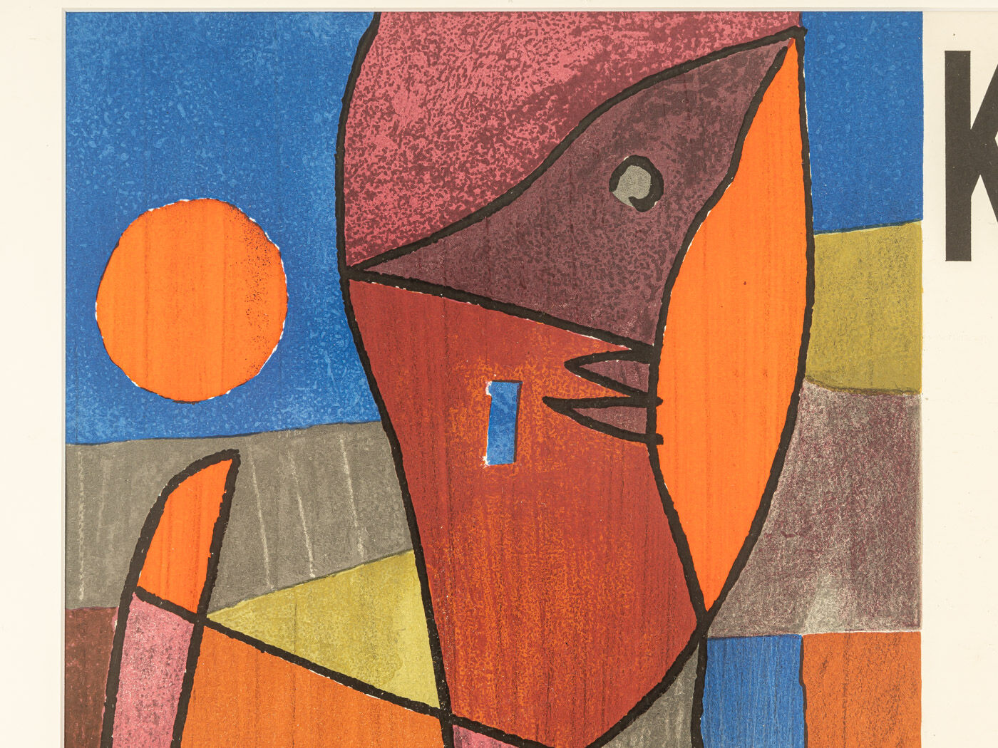 Affiche Paul klee, imprimé par mourlot