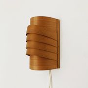 Swedish Wooden Wall Lamp by Hans Agne Jakobsson for Ellysett Markaryd