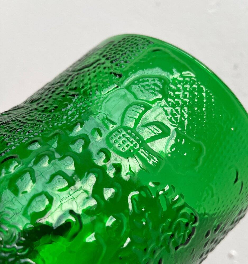 Mid-century Fauna decorative glass vase by Oiva Toikka for Arabia, Finland, 1960s