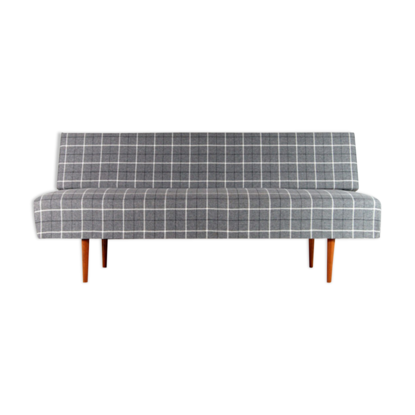 Sofa bed in vintage teak retro Danish design seat bench mid 60s/70s