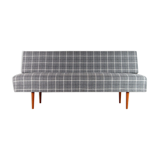 Sofa bed in vintage teak retro Danish design seat bench mid 60s/70s